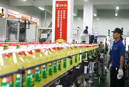 半自动单头高精度食用油小型灌装灌装展示